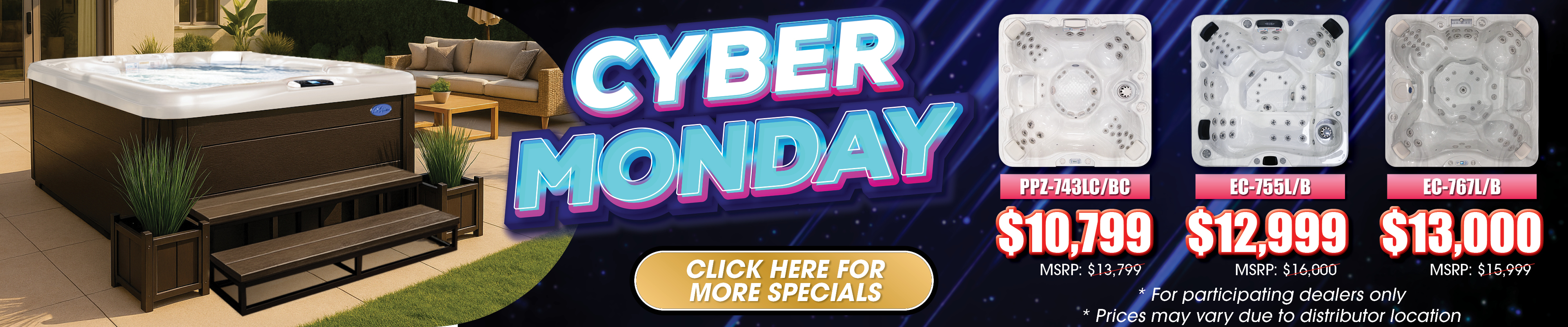 Calspas hot tub being used in a family setting - Metairie